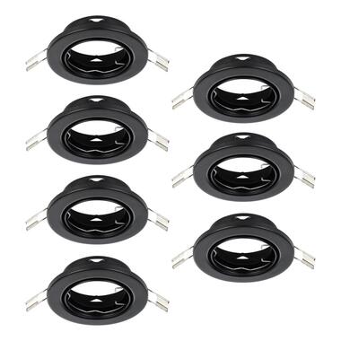 EGLO Agulo inbouwspot - 7x - Ø86 - GU10 - Zwart product