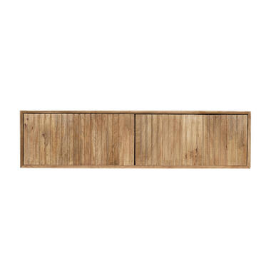 Meuble TV Suspendu Naturel Bois - 120x35x30cm - Madison product