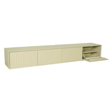 Meuble TV Suspendu Sable Bois - 200x35x30cm - Madison product