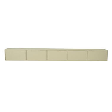 StarFurn Zwevend Tv-meubel Zandkleur Hout - 280x35x30cm - Vision product