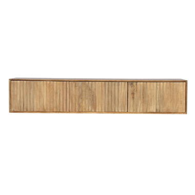 Meuble TV Suspendu Naturel Bois - 160x35x30cm - Madison product