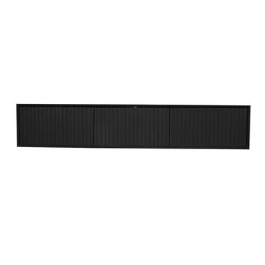 Meuble TV Suspendu Noir Bois - 160x35x30cm - Madison product