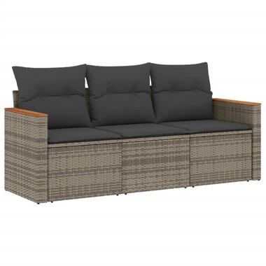 vidaXL - Loungeset - Grijs - Poly rattan product