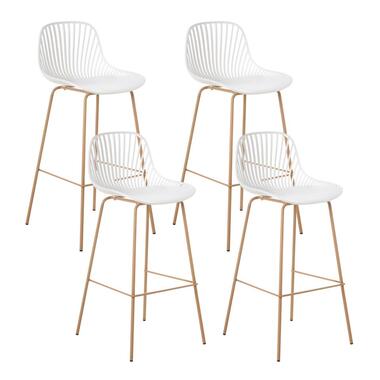Lot de 4 chaises de bar KLEVE Blanc product