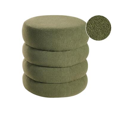 Pouf SUMPTER Bouclé Vert product