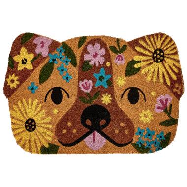 Paillasson TIBIG Multicolore 60 x 90 cm Chien Fibre de coco product