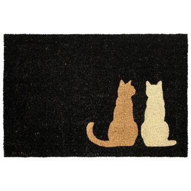 Paillasson NAPALIT Noir 60 x 90 cm Chat Fibre de coco product