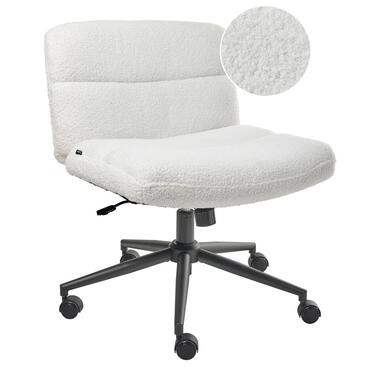 Chaise de bureau CATLIN Bouclé Blanc product