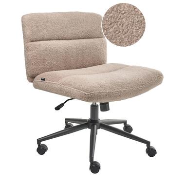 CATLIN - Bureaustoel - Beige - Bouclé product