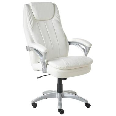 Fauteuil de bureau CHIEF Cuir PU Blanc cassé product