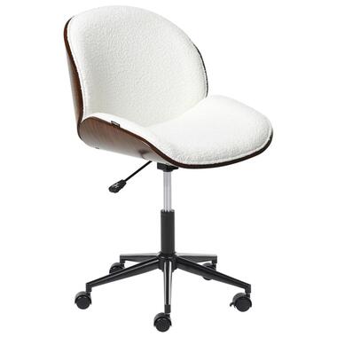 Chaise de bureau MENESHA Bouclé Blanc product