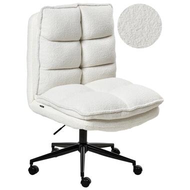 Chaise de bureau ADDISON Bouclé Blanc product