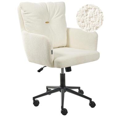 ALPINE - Bureaustoel - Gebroken wit - Bouclé product