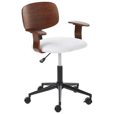 Chaise de bureau GUNNISON Lin synthétique Gris clair product