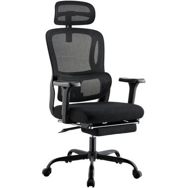 CLP Chaise de bureau Mankato Noir Cadre - Tissu - Noir product