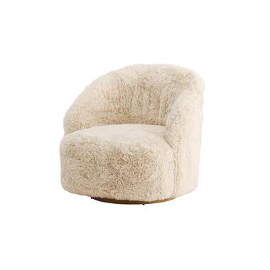 Fauteuil Mehta - fausse fourrure - beige product