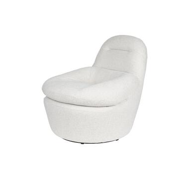 Fauteuil pivotant Ariel - blanc cassé product