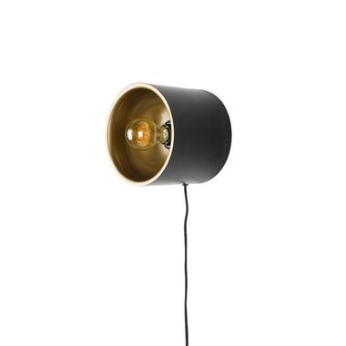 Applique murale Dudley ronde S - noir/or product