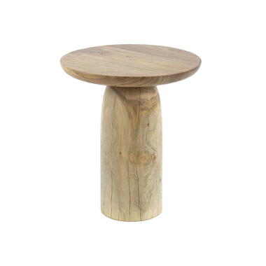 Bijzettafel Naturel Hout - 40x40x45cm - River Solid product