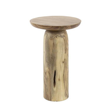 Bijzettafel Naturel Hout - 35x35x55cm - River Solid product
