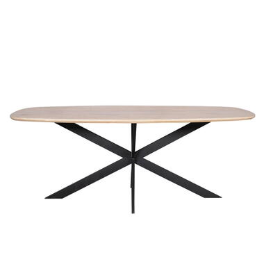 Eettafel Deens Ovaal Naturel Hout - 240x110x76cm - Ferris product