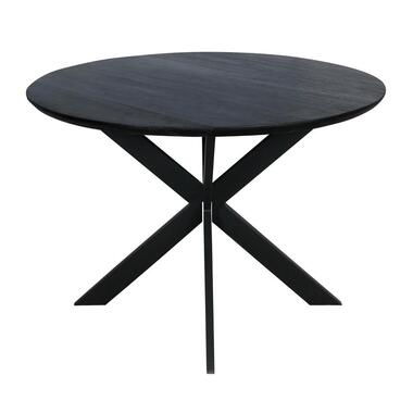StarFurn Eettafel Zwart Hout - 110x110x76cm - Ferris product