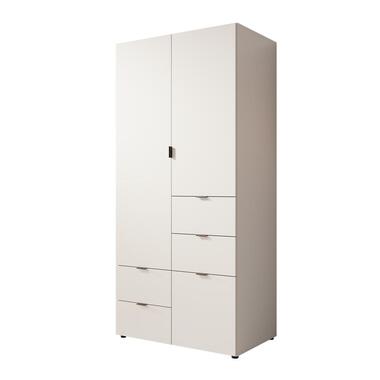 Meubella Armoire Zayden - Blanc - 90 cm product