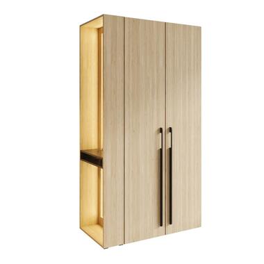Meubella Barbuda - Armoire 2 portes - Chêne product