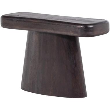 WOOOD Amco Sidetable - Mango Hout - Zwart - 76x120x40 product