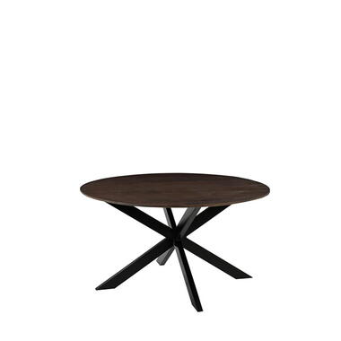 LABEL51 Eettafel Otis Espresso Mangohout Ø140cm product