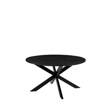 LABEL51 Eettafel Otis Zwart Mangohout Ø140cm product