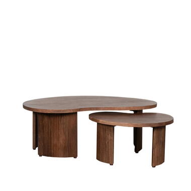 LABEL51 Salontafel Timon Naturel Set van 2 product