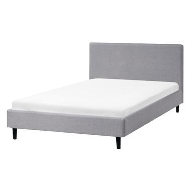 Lit avec sommier Tissu FITOU 120 x 200 cm Gris clair product