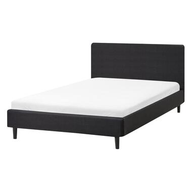 Lit avec sommier Tissu FITOU 120 x 200 cm Noir product