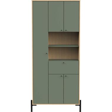 Armoire de toilette Elisa - 32.90x83.60x201.50 cm - Vert menthe/aggloméré product