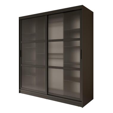 Meubella Armoire Fessaro - Noir - 180 cm product