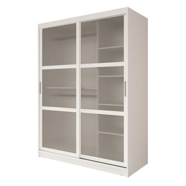 Meubella - Kleerkast Fessaro - Wit - 150 cm product