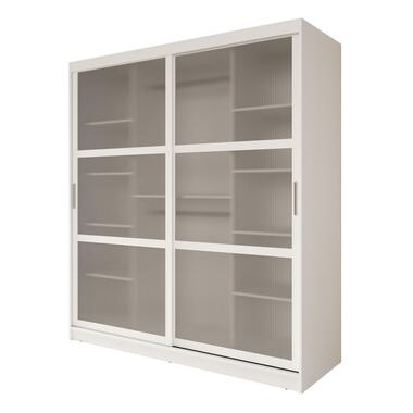 Meubella - Kleerkast Fessaro - Wit - 180 cm product