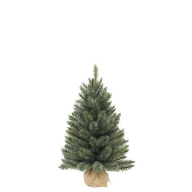 Triumph Tree Forest Frosted Kunstkerstboom in Jute - H90 x Ø61 cm - Blauw product
