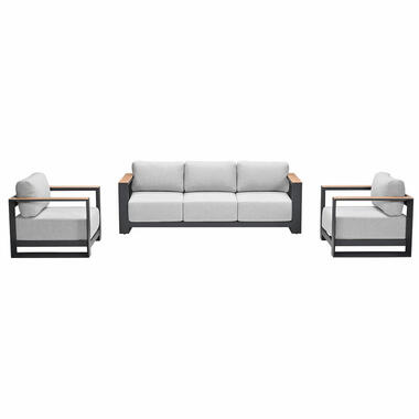 Garden Impressions Malakka loungeset 3-delig - light teak look product