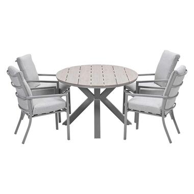 Ensemble de jardin Senja - Tulli - sable de la vallée - 180x115 cm - 5 pièces product
