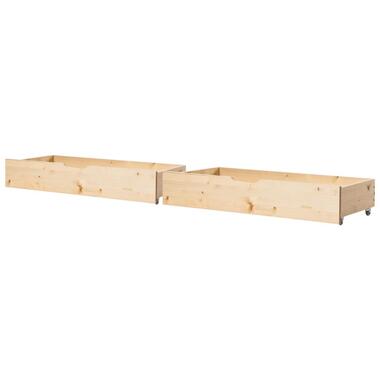 Cadre De Lit Sans Matelas 140x190 Cm Bois De Pin Massif VidaXL | Leroy Merlin