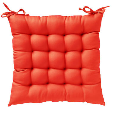1/2/4 Packs Katoen En Linnen Eetkamerstoelkussen, Memory Foam Zitkussen