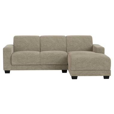 Zetel Aberdeen met chaise longue rechts - Rebel - taupe product