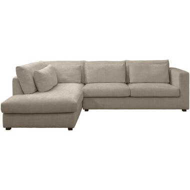 Hoeksalon Chelsea links - Cyclamen - taupe product