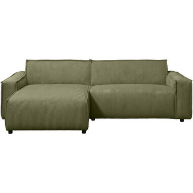 Hoeksalon Brooklyn met chaise longue links - Soop - groen product