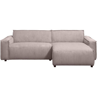 Hoeksalon Brooklyn met chaise longue rechts - Soop - roze product
