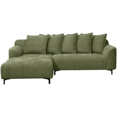 Canapé Elsa avec chaise longue gauche - tissu Anthology - vert product