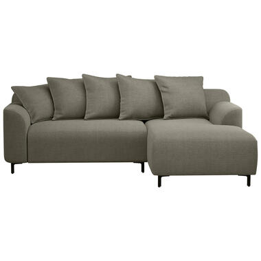 Zetel Elsa met chaise longue rechts - stof Eden - mokka product