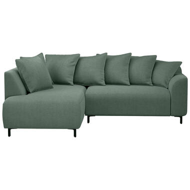 Hoeksalon Elsa links - stof Eden - saliegroen product